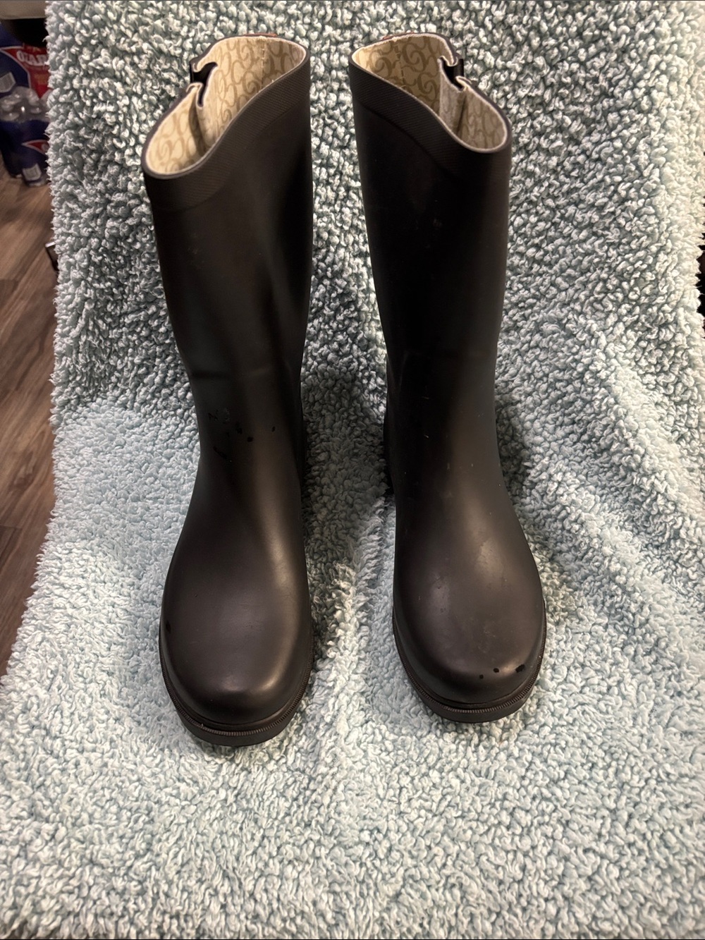 chooka Black Tall Rain Boots